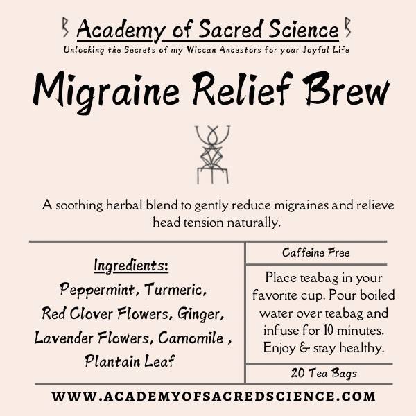 Migraine Relief Brew/Migraine Ease & Head Tension Support