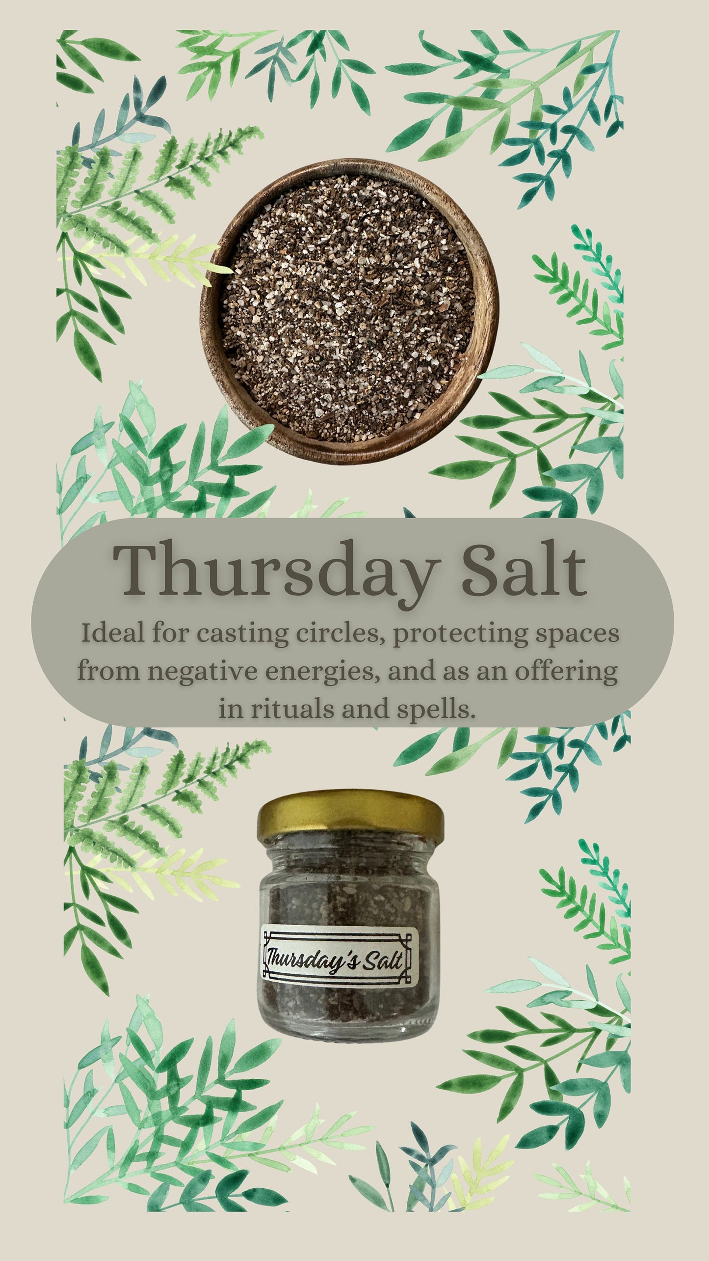 Thursday Salt: Hecate's Black Salt for Protection and Purification