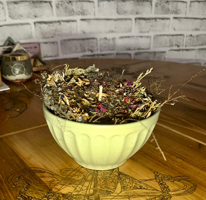Solstice " Greenmother’s Flame" Beeswax Candle for Litha's Prosperity & Strawberry Moon Energy with Sigil, Herbs & Crystals for Protection, Health, and Abundance