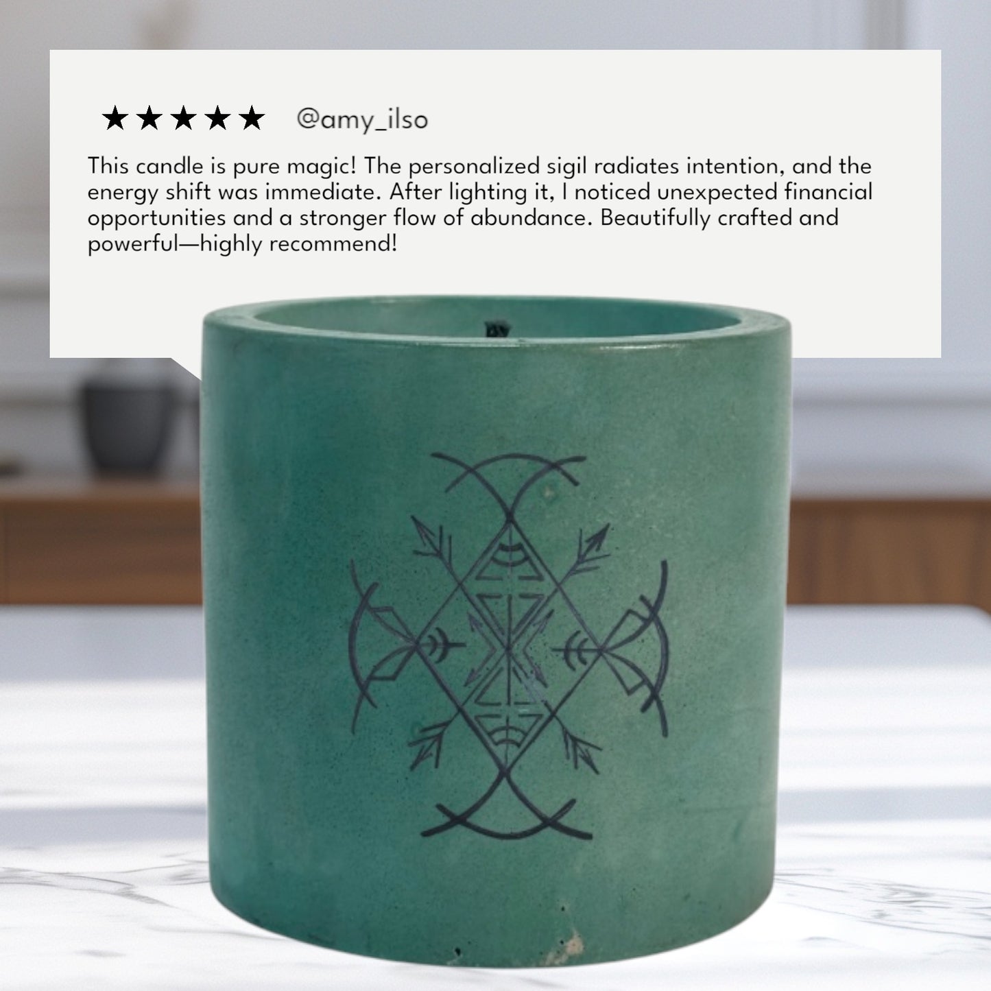 Your Candle, Your Custom Sigil — Handcrafted and Activated Just for You