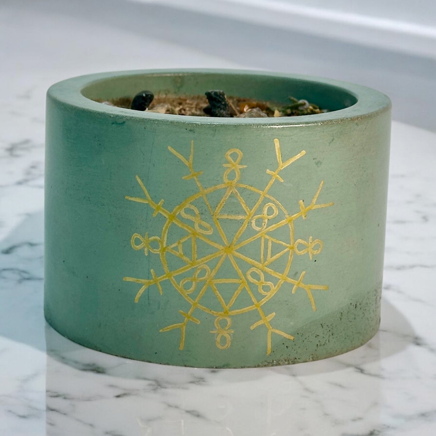 Wealth Sigil Candle – Will be Activated Specifically for You