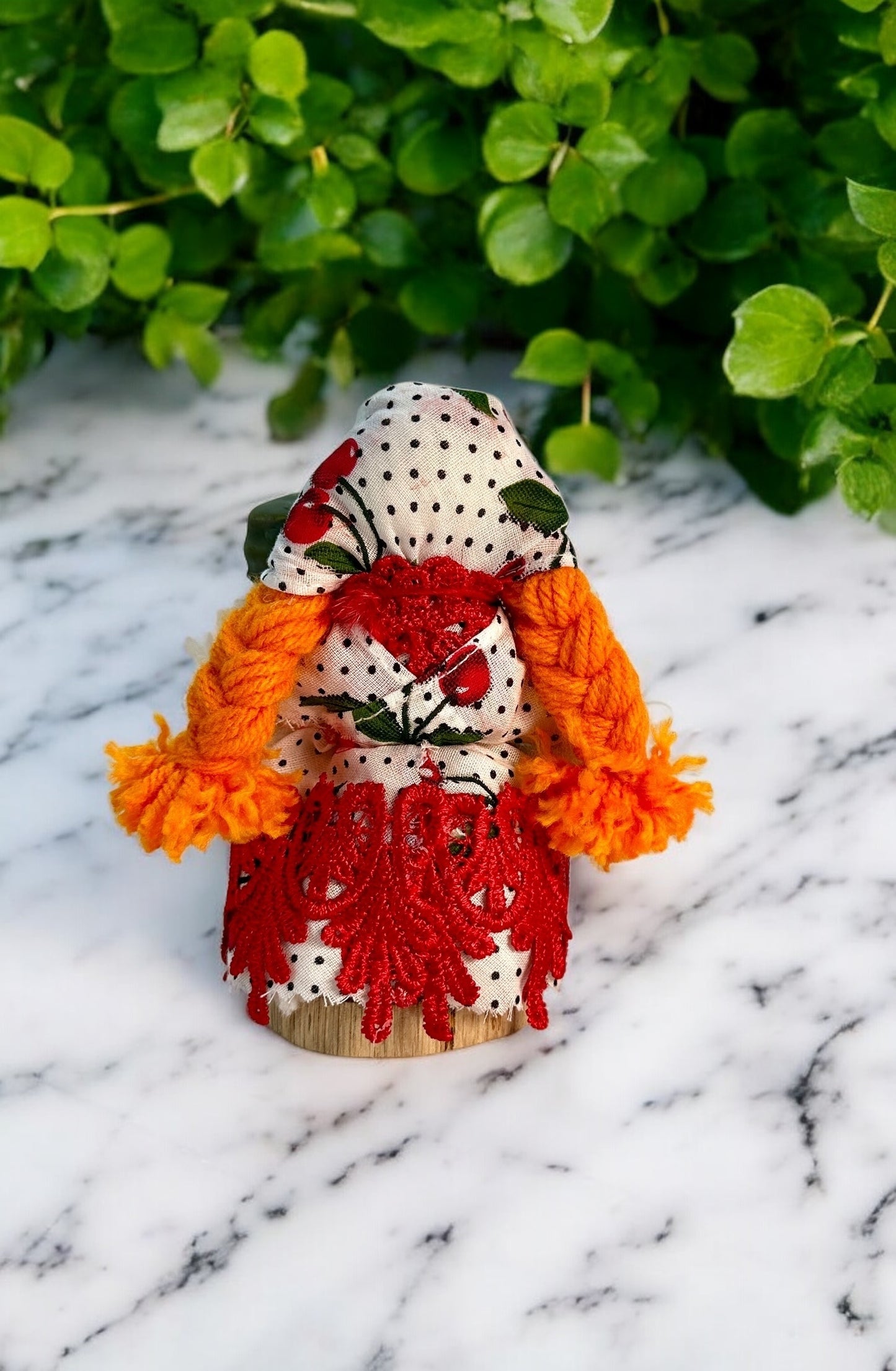"Enchanted Guardian" Yarn Motanka Doll w/ Enchanted Bottle | Protection Spell & Home Blessing