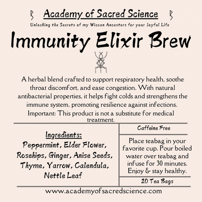 Immunity Elixir Brew/Natural Relief during Cold & Flu Season