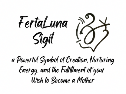 Mother’s Blessing Energy Bottle – Nurture New Life with the Fertaluna Sigil