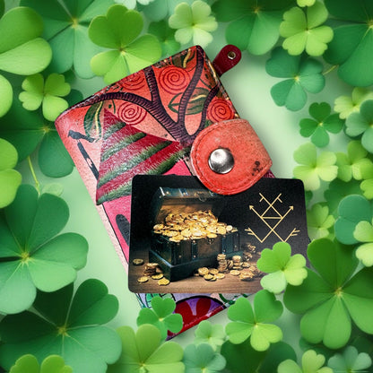 Money Frog Rune Card – Prosperity Wallet Charm