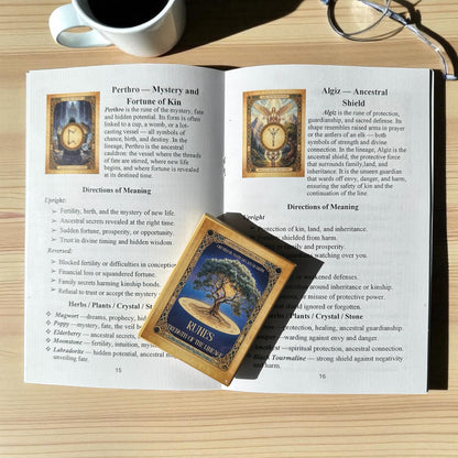 “Strength of the Lineage”Rune Card Deck with Interpretation Booklet