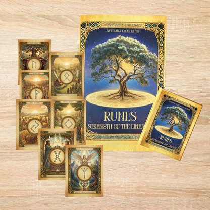 “Strength of the Lineage”Rune Card Deck with Interpretation Booklet