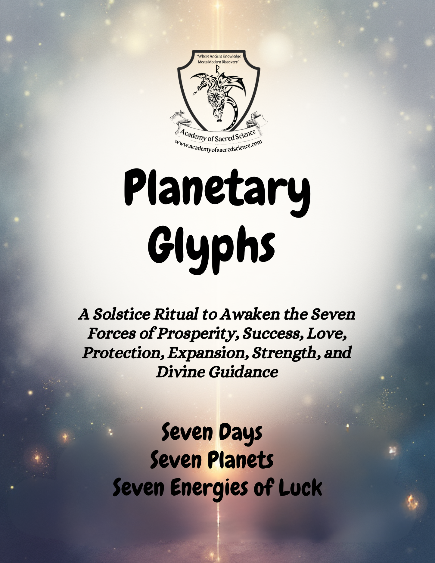 7-Day Planetary Glyphs Solstice Ritual (Digital Guide — 19 Pages)