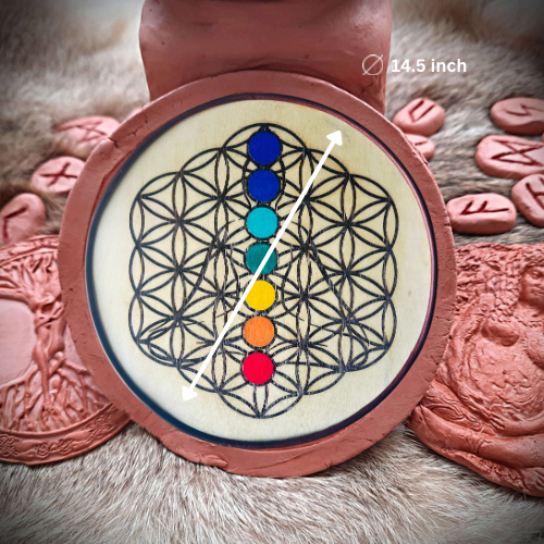 Runic Chakra Diagnostic Board – 14.5” Sacred Geometry Tool