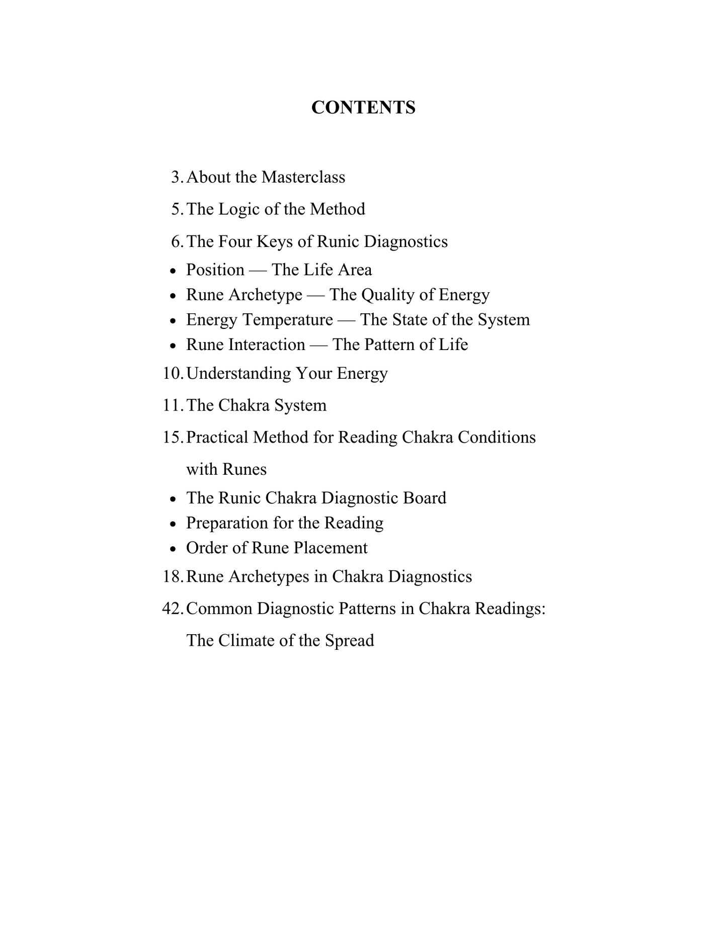 Rune-Based Chakra Diagnostic Method — Self-Study Masterclass