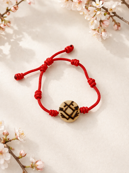 Runic Bracelet Money Frog for Prosperity