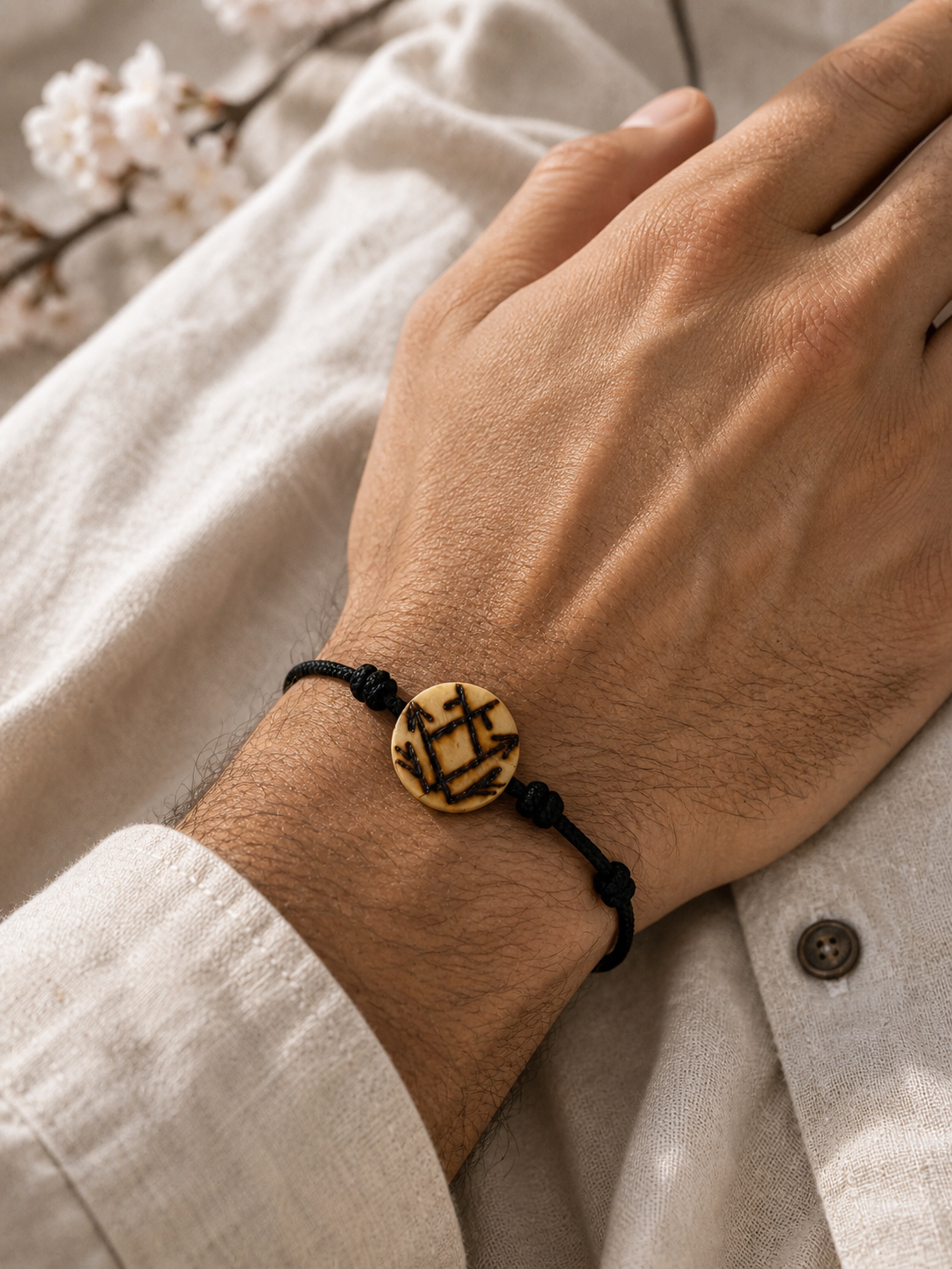 Runic Bracelet Money Frog for Prosperity