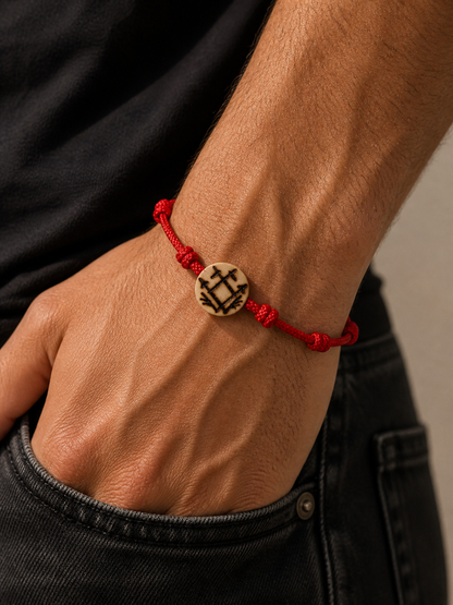 Runic Bracelet Money Frog for Prosperity