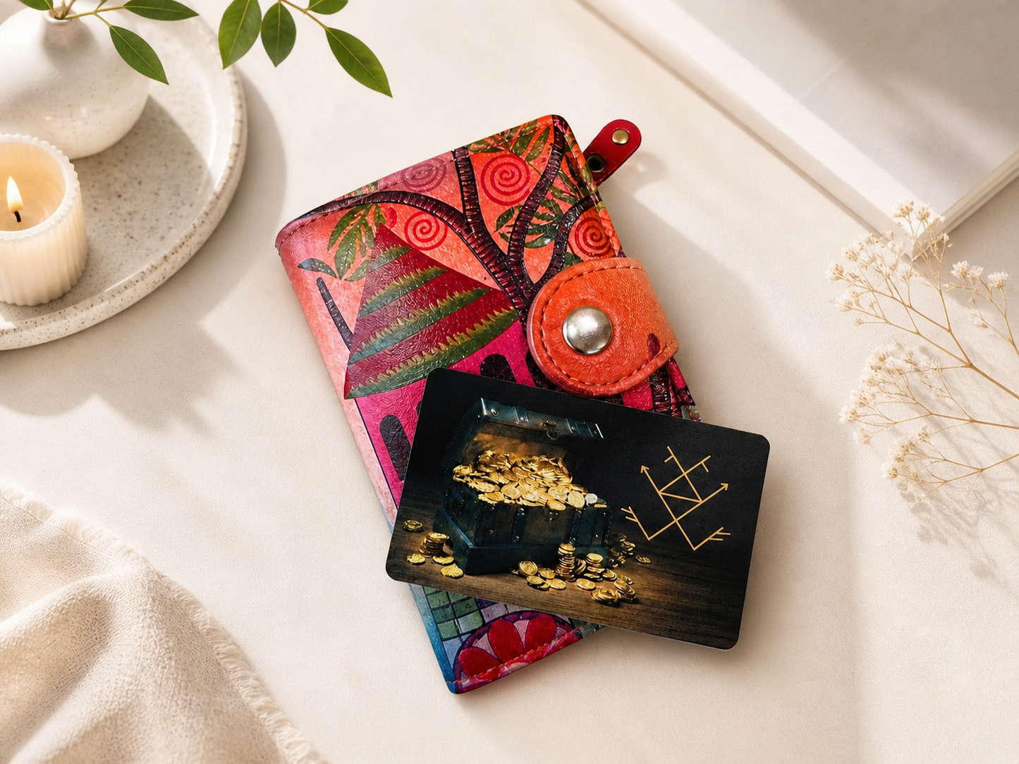 Money Frog Rune Card – Prosperity Wallet Charm