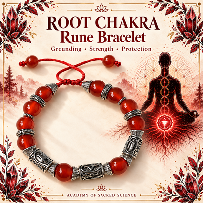 Root Chakra Rune Bracelet