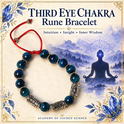 Third Eye Chakra Rune Bracelet